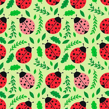 Artwork thumbnail, Ladybugs Pattern by edwardecho