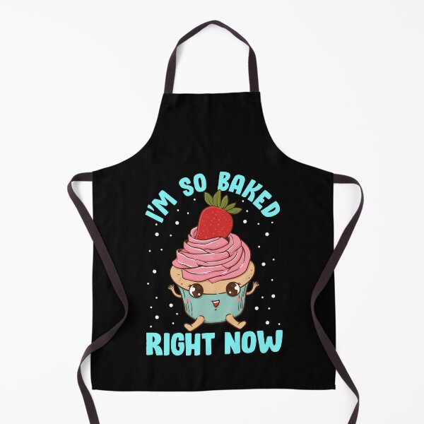 Item preview, Cute & Funny I'm So Baked Right Now Cupcake Pun designed and sold by perfectpresents.