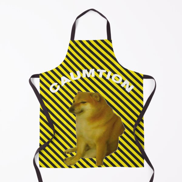 Item preview, Caution Cheems designed and sold by SciathDe.