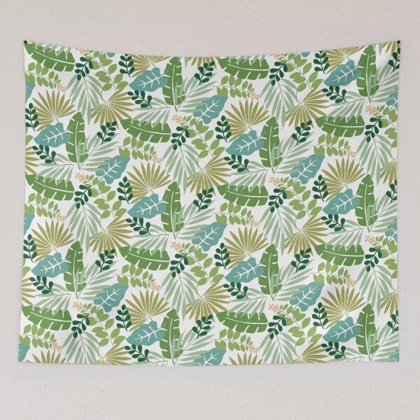 Item preview, Tropical Leaf Toss designed and sold by Barbara Pixton.