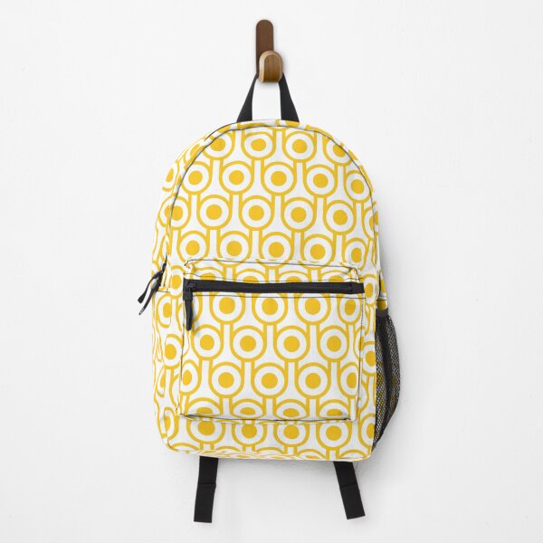 Scandi Midcentury Modern Retro Geometric Eggs Pattern Backpack