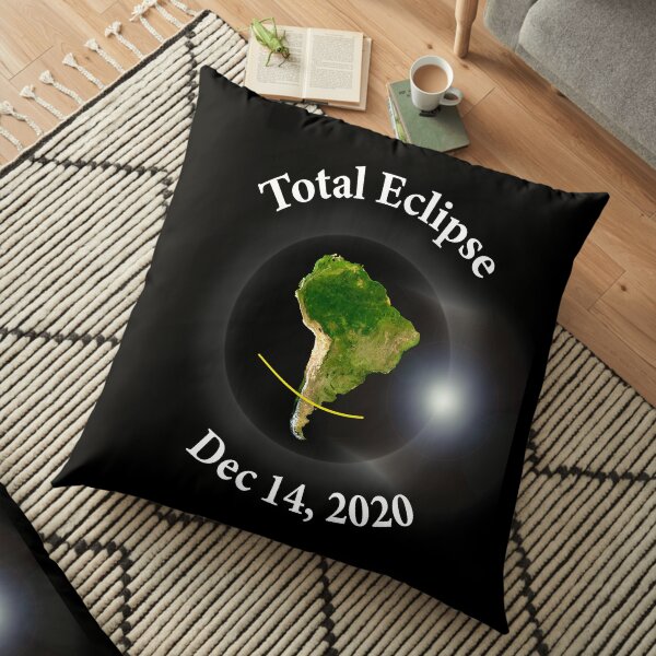 Total Solar Eclipse - Dec 14th 2020 Floor Pillow