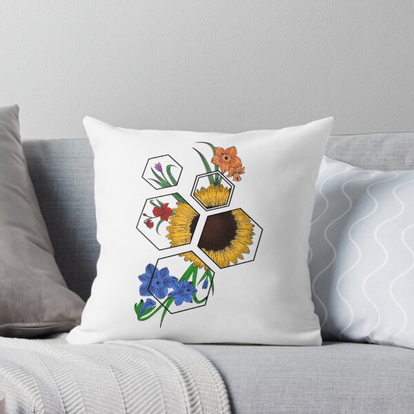 Item preview, abstract flowers in boxes designed and sold by brynn412.