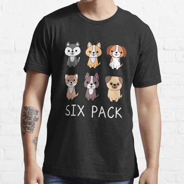Six pack dog shirt Clearance