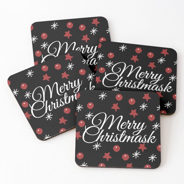 Item preview, Merry Christmask / Christmas mask at COVID time Funny saying for Christmas designed and sold by Shirtilike.