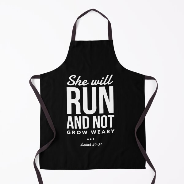Item preview, Christian design Bible Verse Run Not Grow Weary designed and sold by CreatedByHeidi.