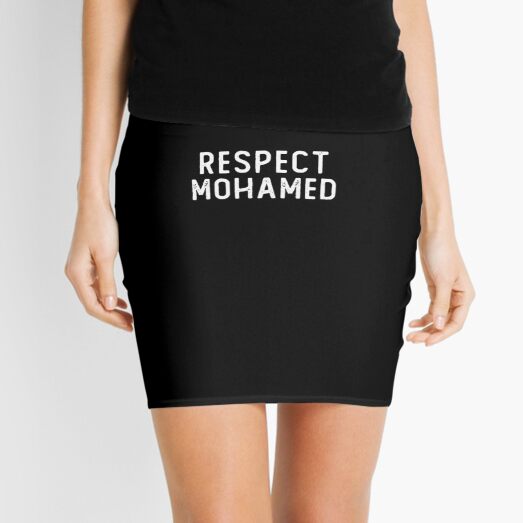 Islamic Calligraphy - Arabic - La ilaha illa allah mohammad rasul allah - لا اله الا الله محمد رسول الله Mini Skirt