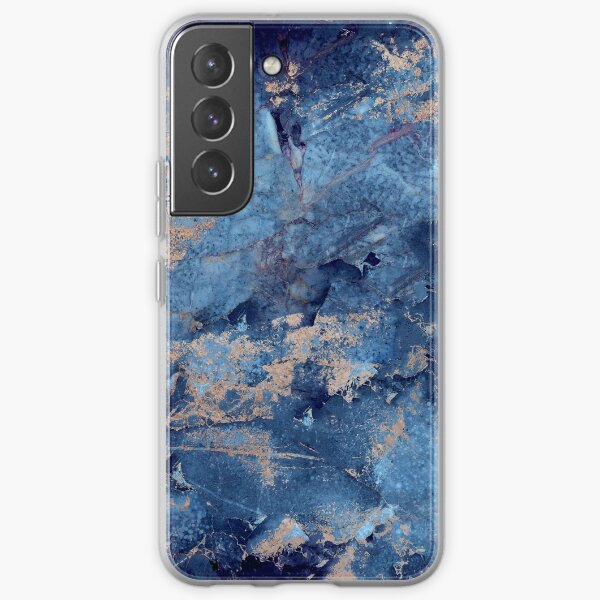 Blue Stone Marble Samsung Galaxy Soft Case