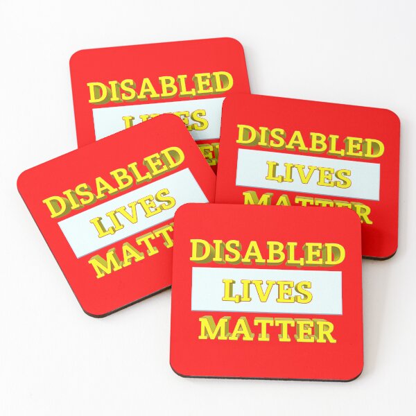 Item preview, Disabled Lives Matter 011 designed and sold by ITALY-Roselli-.
