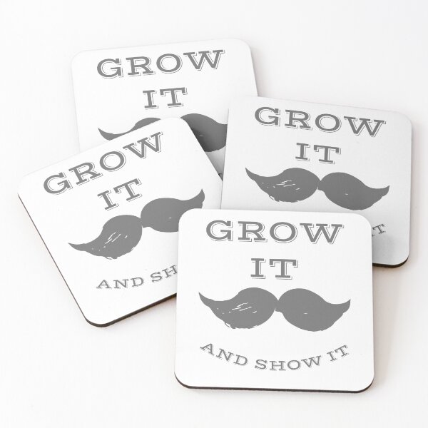 Item preview, Movember pun funny design designed and sold by PabsCellaneous.