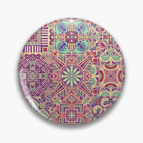 Artikelvorschau, Afrikanische Adinkra Symbole Rendition Quilt entworfen und verkauft von Palifino.