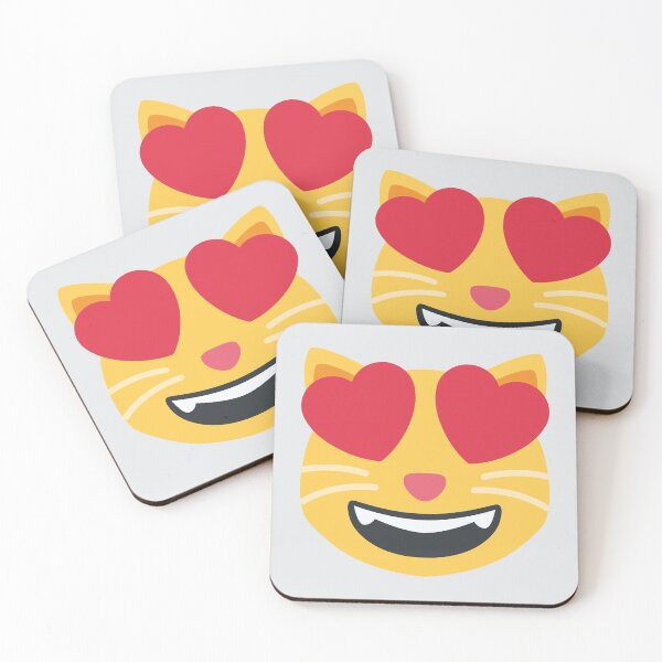 Item preview, Smiling Cat With Heart Eyes designed and sold by Stitchmoji.
