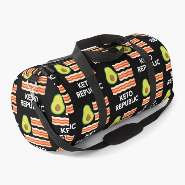 Item preview, Keto Diet Ketogenic Food Bacon Avocados Funny Flag Republic designed and sold by CreatedByHeidi.