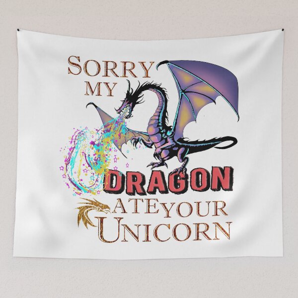 Item preview, Lo siento, mi dragón comió a tu unicornio designed and sold by Poloy.