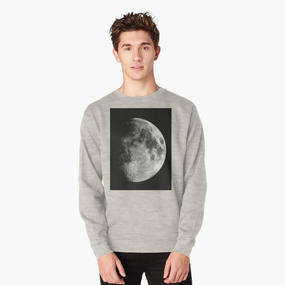 Gibbous Moon Pullover Sweatshirt