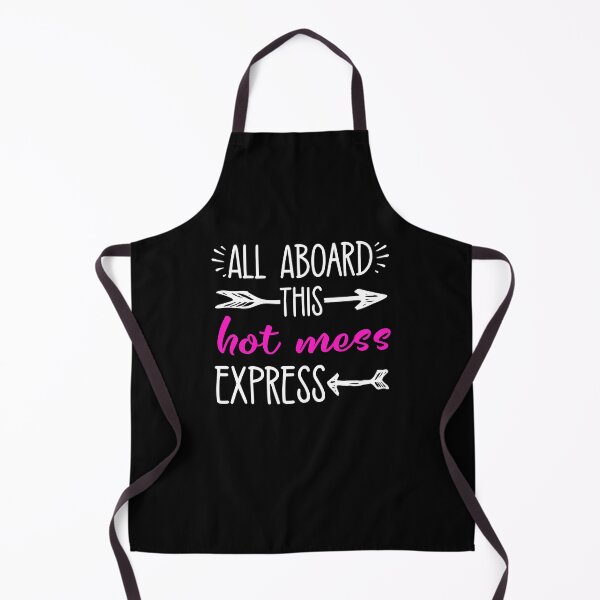 Item preview, Mom Saying Funny Hot Mess Express Aboard designed and sold by CreatedByHeidi.
