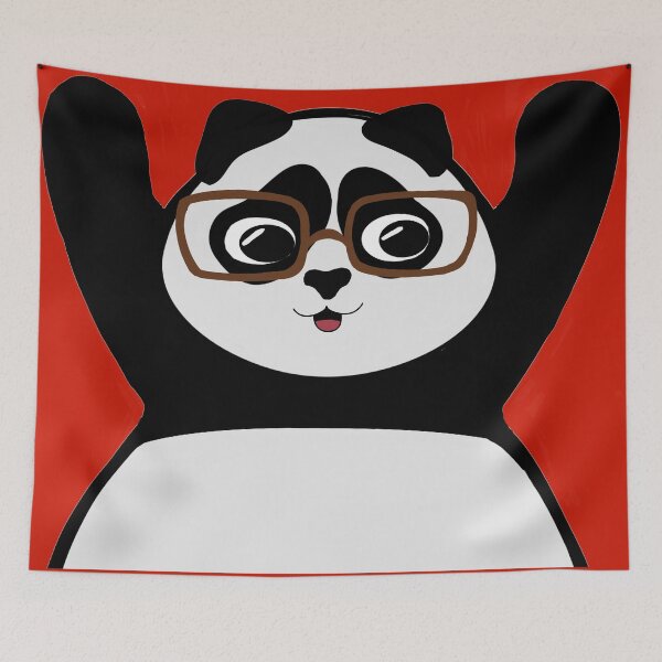 Artikelvorschau, Bärenumarmung Panda-emic Hipster entworfen und verkauft von kindofadaydream.