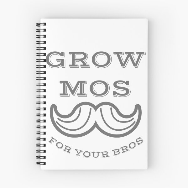 Item preview, crecer mos para tus hermanos, divertido juego de palabras de movember designed and sold by PabsCellaneous.