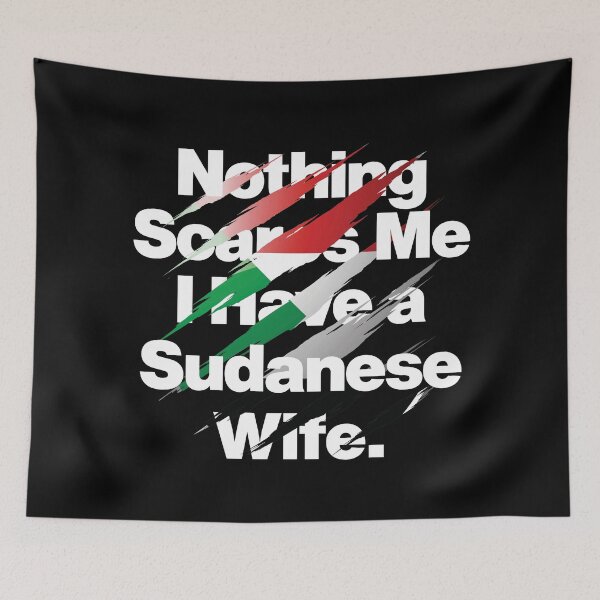 Item preview, Nothing Scares Me I Have a Sudanese Wife designed and sold by elhefe.