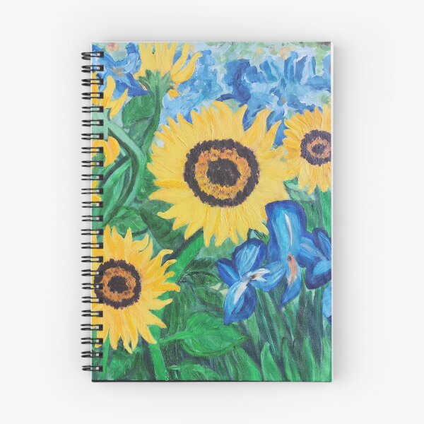 Item preview, Sunflowers and irises  designed and sold by Lea Nasnas.