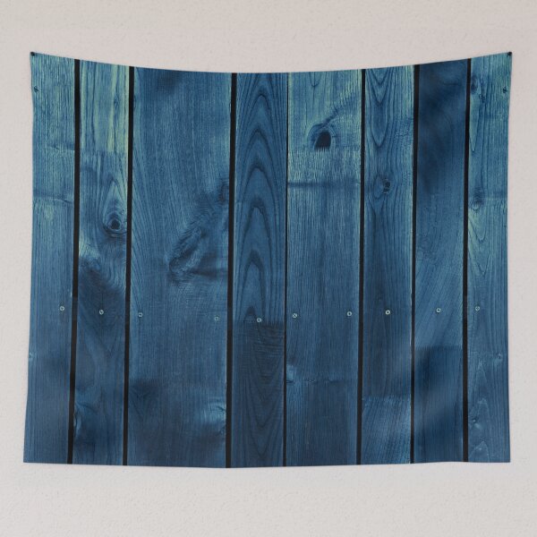 Item preview, Rustic Barnboard Wooden Plank Navy Blue Barnwood designed and sold by IamTrending.