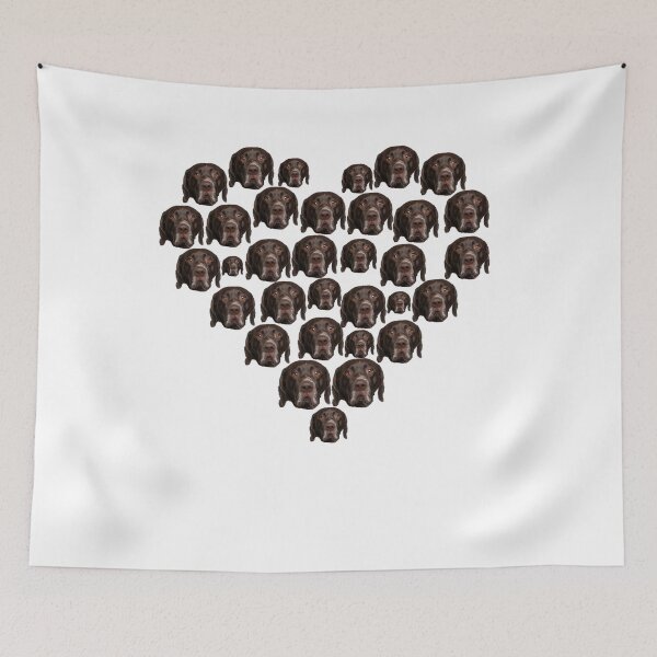 Item preview, german shorthaired pointer dog heart gift designed and sold by alaechamlal.