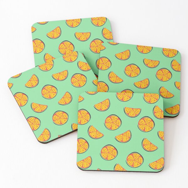 Item preview, Preppy 1980s Mint Yellow Grapefruit Orange Slices Citrus Fruit designed and sold by IamTrending.