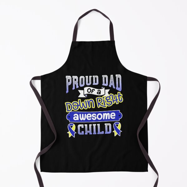 Item preview, Down Syndrome Proud Dad Support Awesome Child Quote Ribbon design designed and sold by CreatedByHeidi.