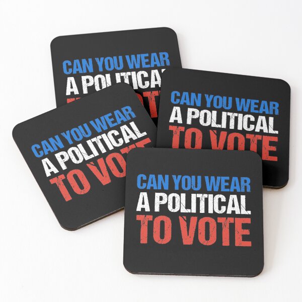 Item preview, Can you wear a political to vote designed and sold by Blaacklight.