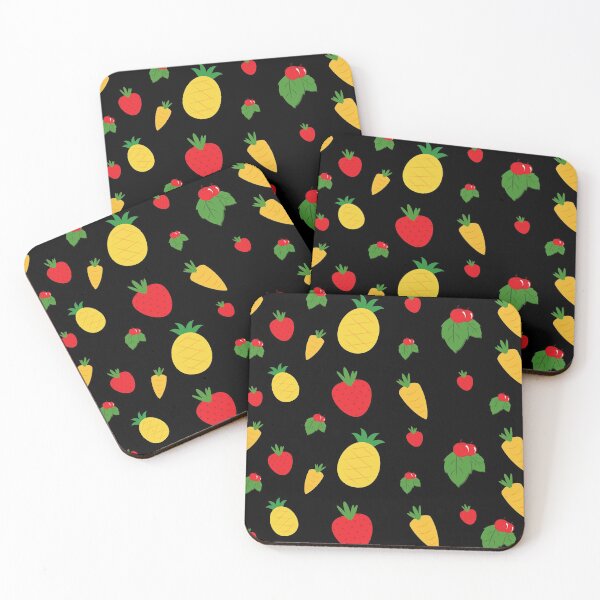 Item preview, Preppy 1980s Pineapple Strawberry Carrots Summer Fruits Vegetables  designed and sold by IamTrending.