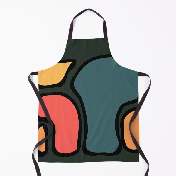 Item preview, Acid Jungle Sunset 4 color chubby shapes designed and sold by Chubuter.