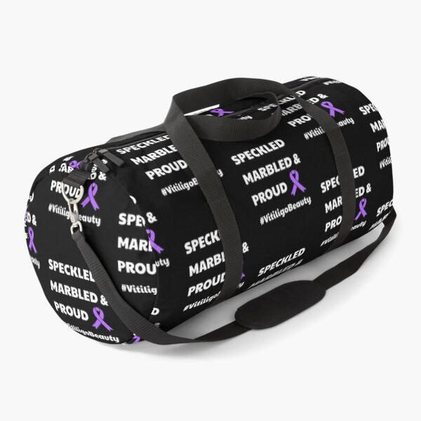 Item preview, Vitiligo Beauty Speckled Marbled Proud Awareness Ribbon design designed and sold by CreatedByHeidi.