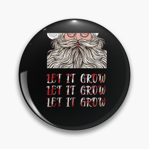 Item preview, Let it Grow - Bearded Beard - Beard Style - Full Beard - Santa designed and sold by dJ-Design.