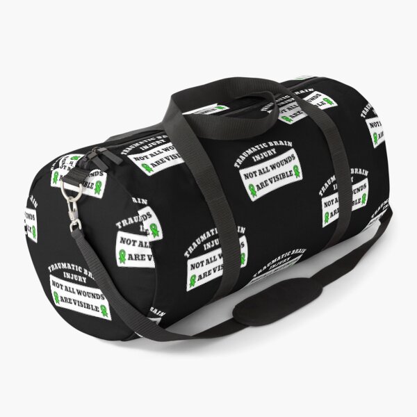Item preview, Brain Injury Raise Awareness Not Wounds Visible Green Ribbon design designed and sold by CreatedByHeidi.