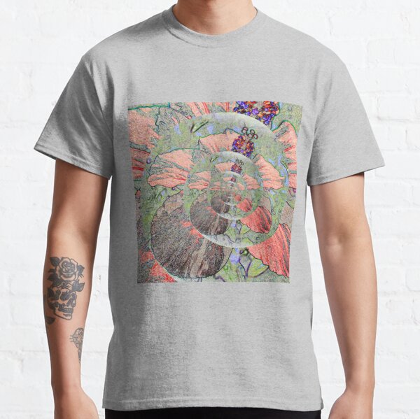 Abstract hibiscus Classic T-Shirt