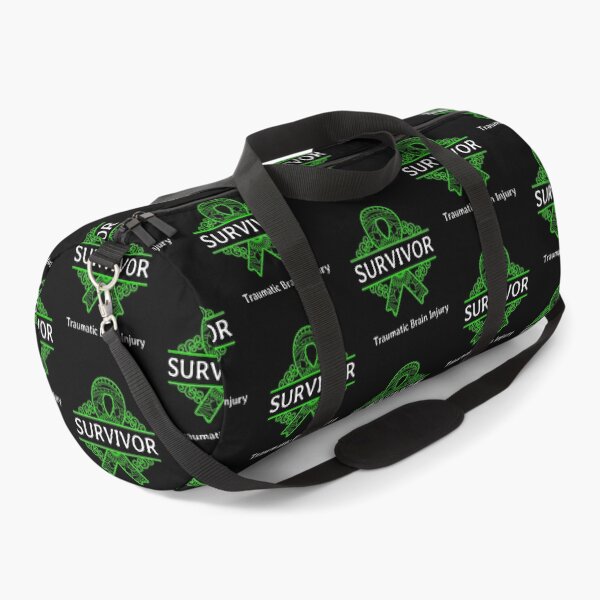 Item preview, Brain Injury Green Ribbon Survivor Traumatic Quote Awareness design designed and sold by CreatedByHeidi.