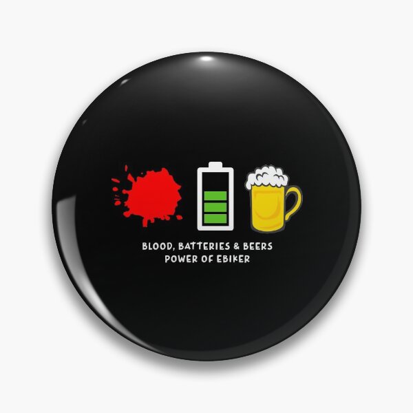 Item preview, Blood, Batteries and Beers Funny e-Bike MTB designed and sold by OneMTB.