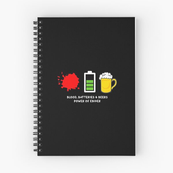Item preview, Blood, Batteries and Beers Funny e-Bike MTB designed and sold by OneMTB.