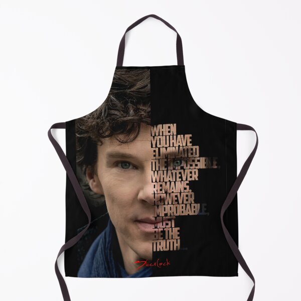 Item preview, Sherlock Tv Show quote poster designed and sold by Enea Kelo.