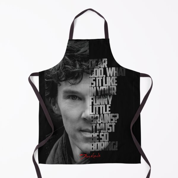 Item preview, Black and white Sherlock Tv Show quote poster designed and sold by Enea Kelo.