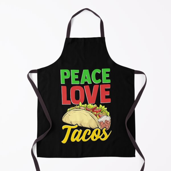 Item preview, Cute & Funny Peace Love Tacos Pacifist Food designed and sold by perfectpresents.