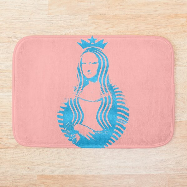 Mona Lisa Star | Cyan Bath Mat