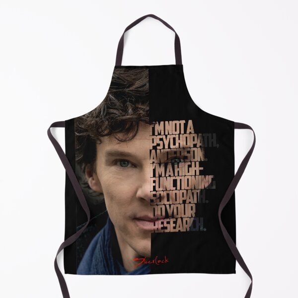 Item preview, Sherlock Tv Show quote poster designed and sold by Enea Kelo.