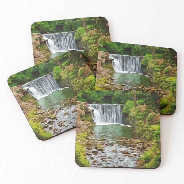Item preview, Hidden Ohio Waterfall designed and sold by Mauxmaux.