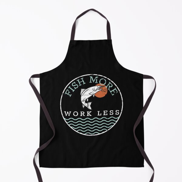 Item preview, Fishing Quote Funny Fish More Work Less Graphic Cast Reel design designed and sold by CreatedByHeidi.