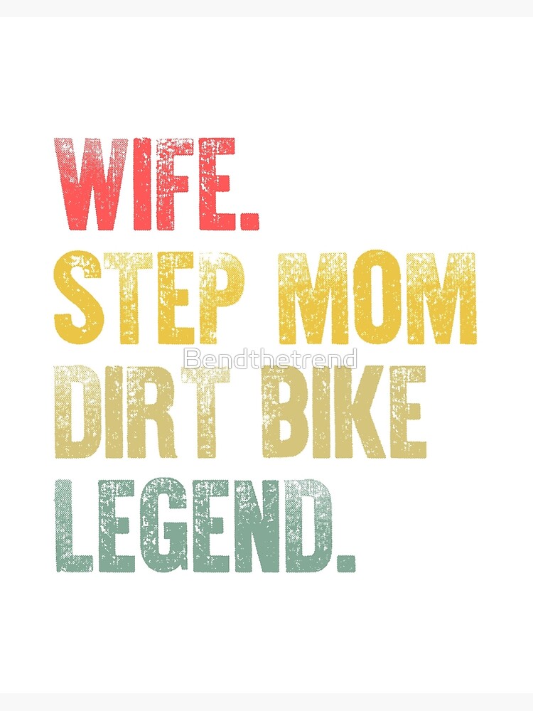 Mother Women Funny Gift T-Shirt Wife Mom Bicycle Legend T-Shirt
