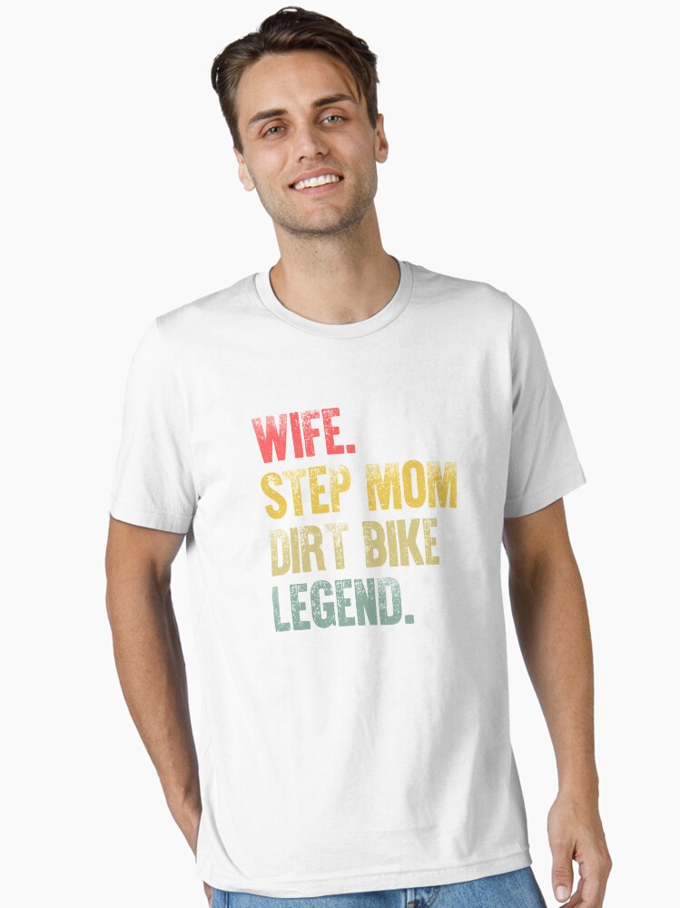 Mother Women Funny Gift T-Shirt Wife Mom Bicycle Legend T-Shirt