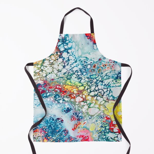 Item preview, Minty Rainbow Galaxy Paint Pour designed and sold by Aja Johnson.