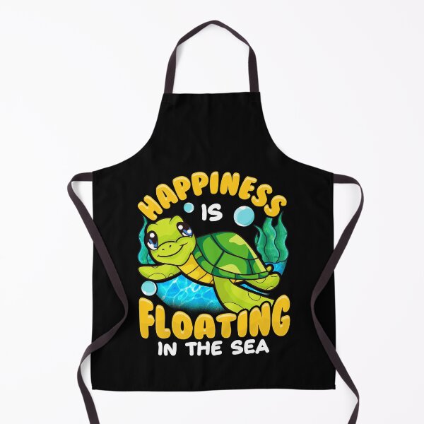 Item preview, Sea Turtle Happiness Is Floating In The Sea designed and sold by perfectpresents.