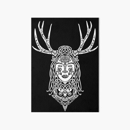 Blackwork Tyr Norse God Of Justice Standing In Tattoo Idea